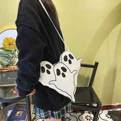 Halloween Bags Funny 3D Cartoon Ghost Cartoon Shoulder Bags Women Cute Cell Phone Purses Crossbody Bag